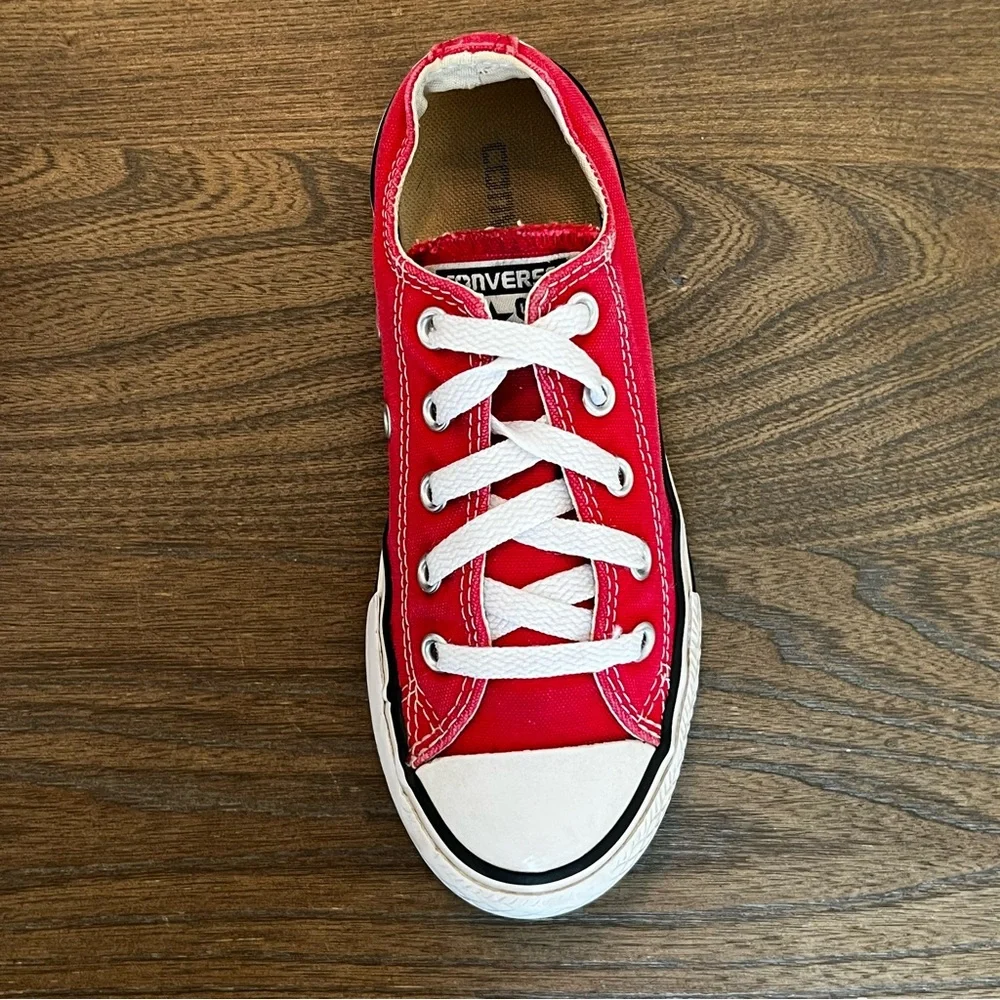Red Converse Chuck Taylor All Star Sneakers - Picture 5 of 10